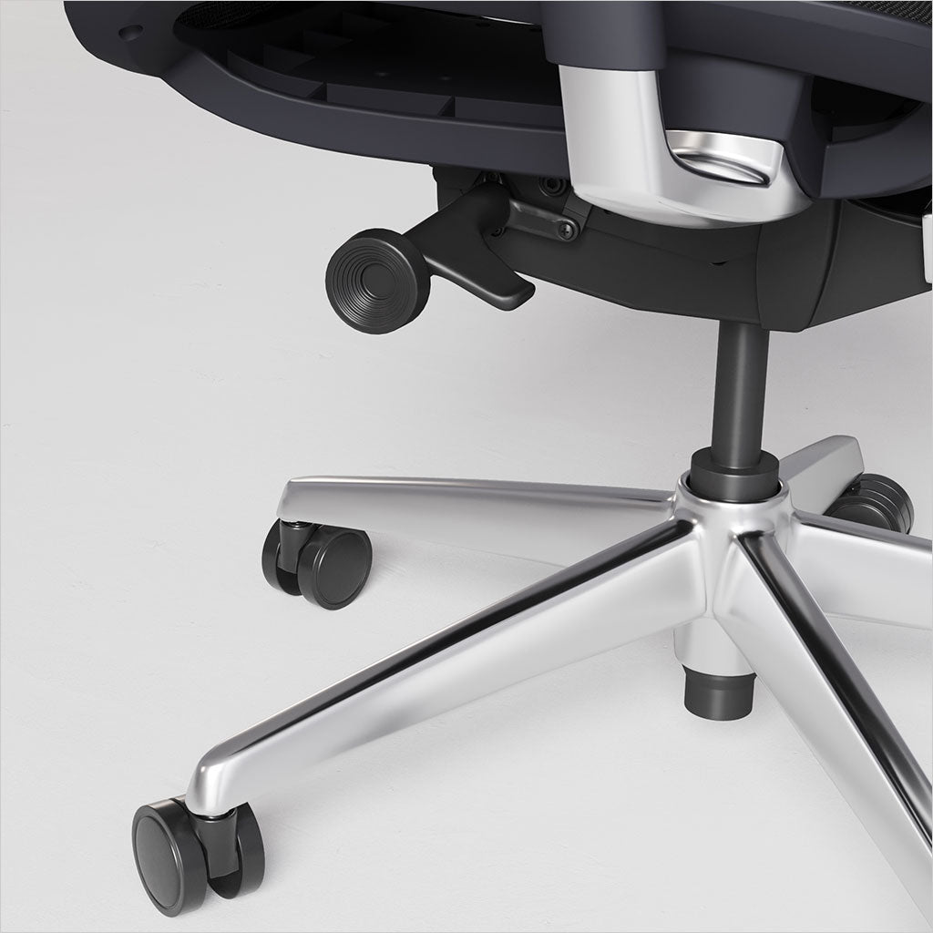 adjustable office chair with mesh seat