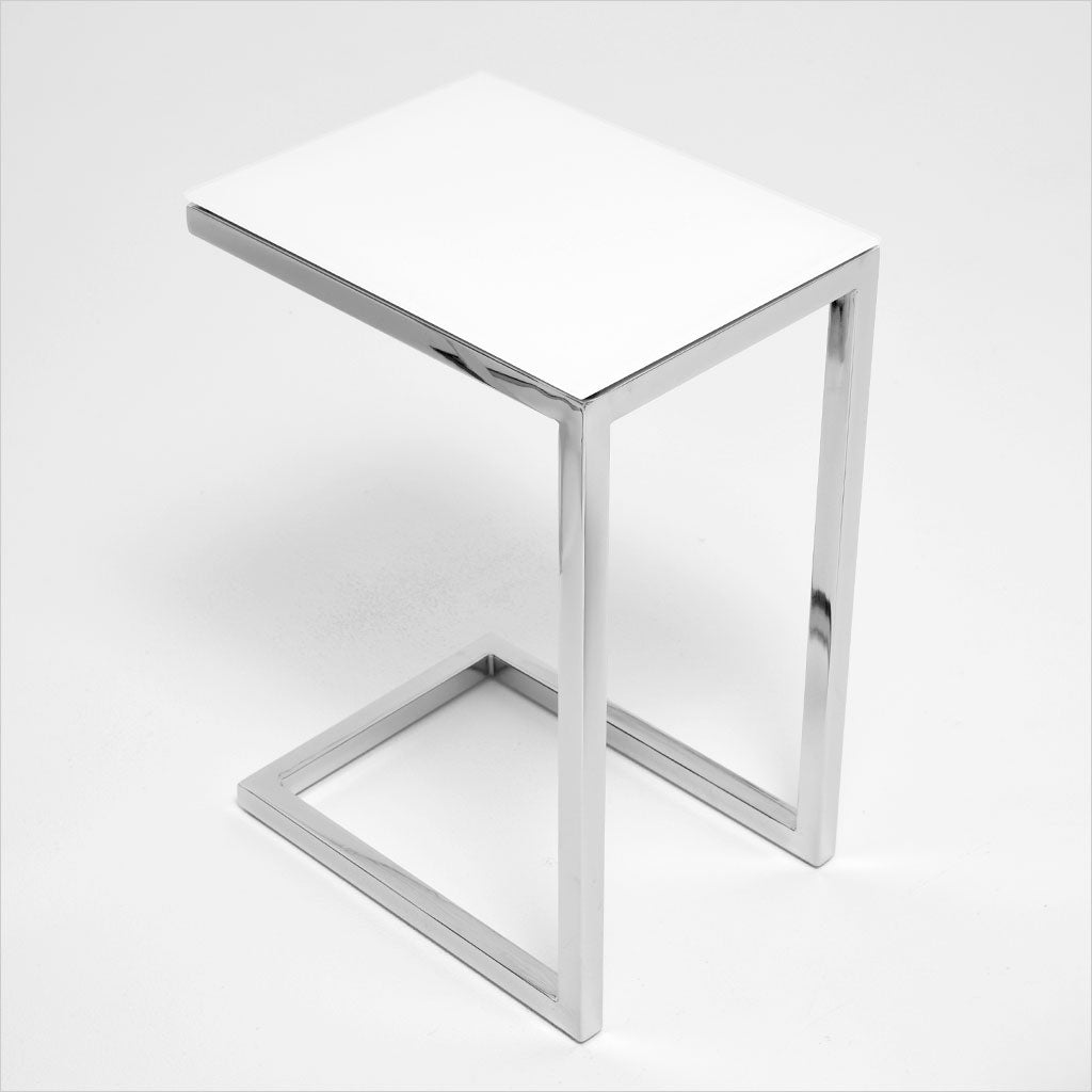 cantilevered accent table