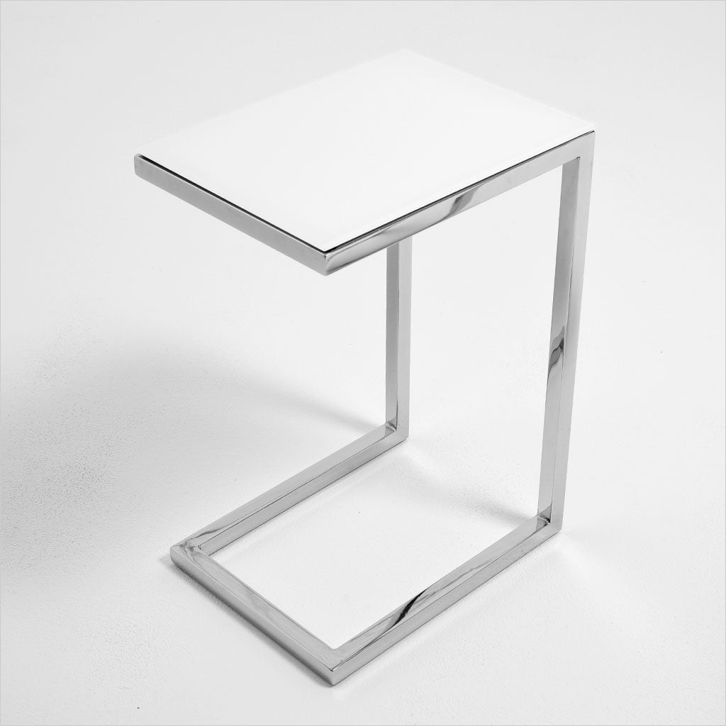 cantilevered accent table