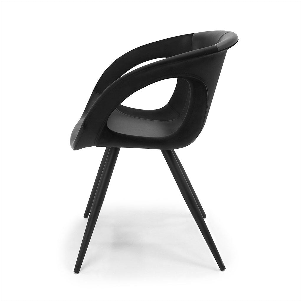black dining chair