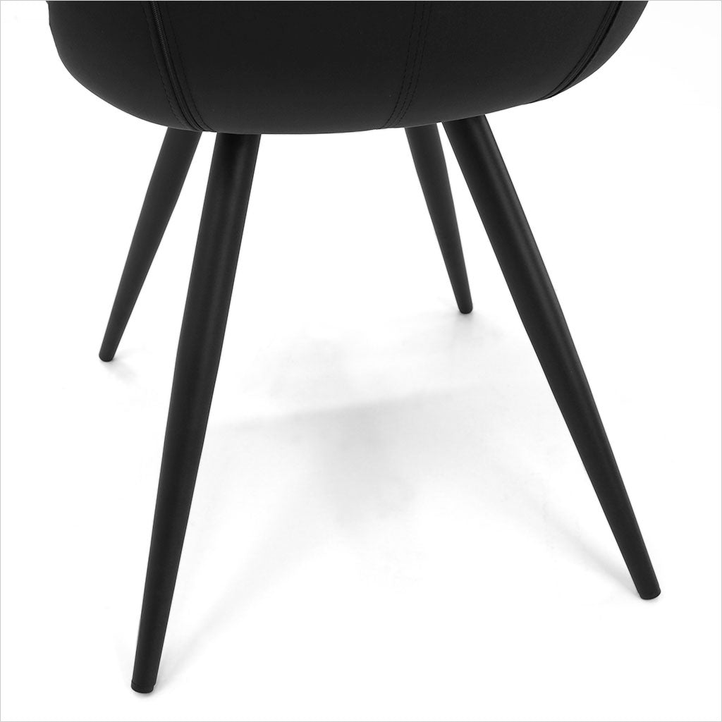 black dining chair