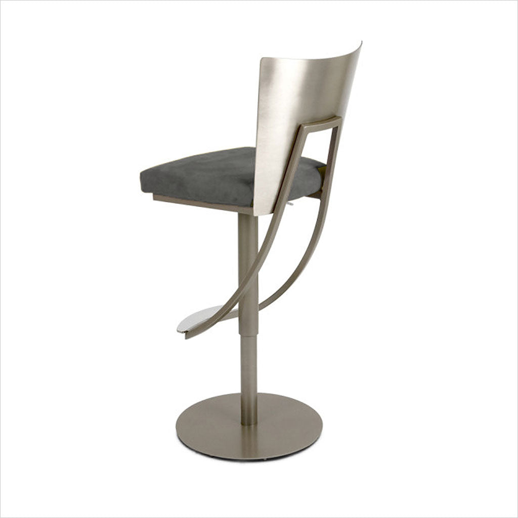 adjustable barstool with pedestal base
