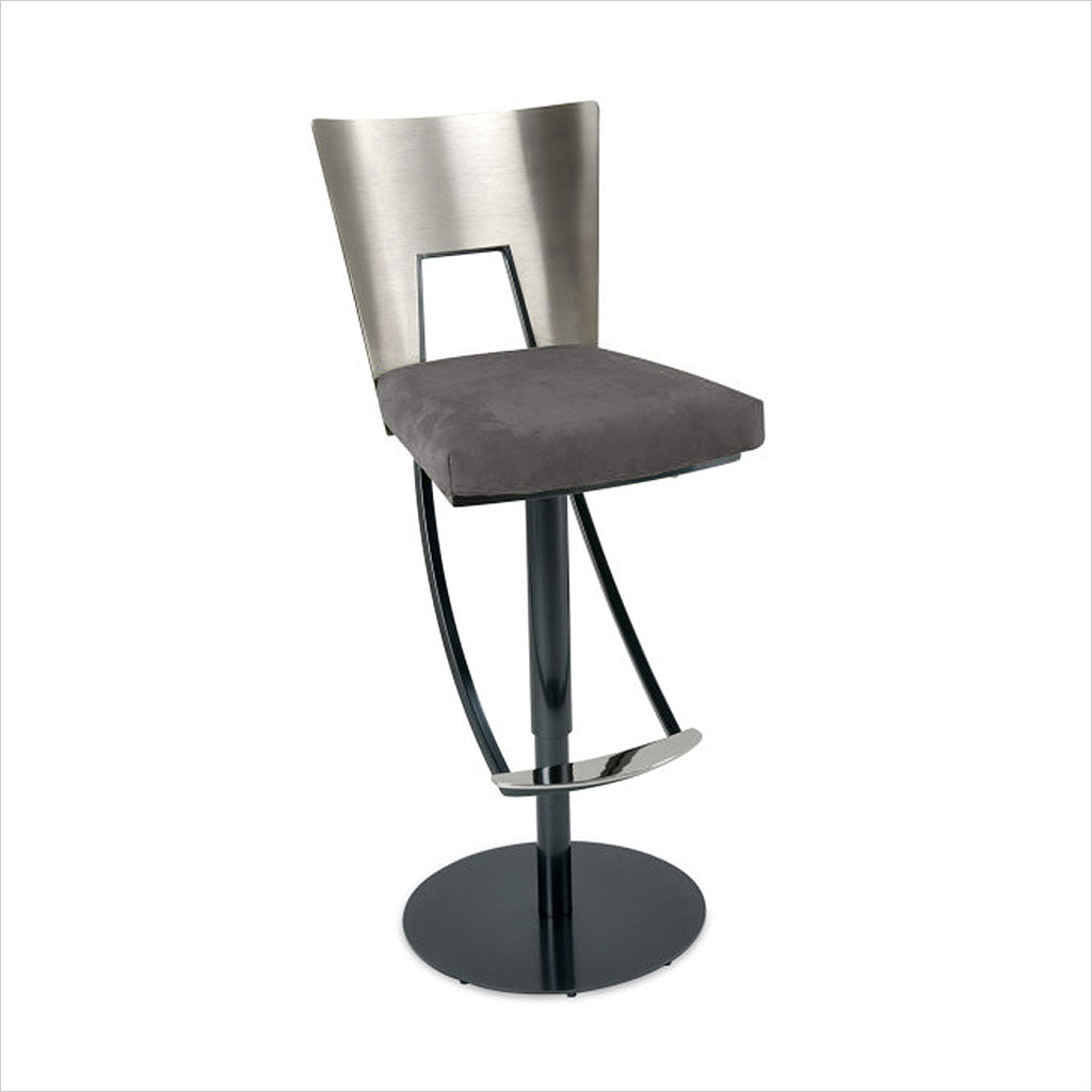 adjustable barstool with pedestal base