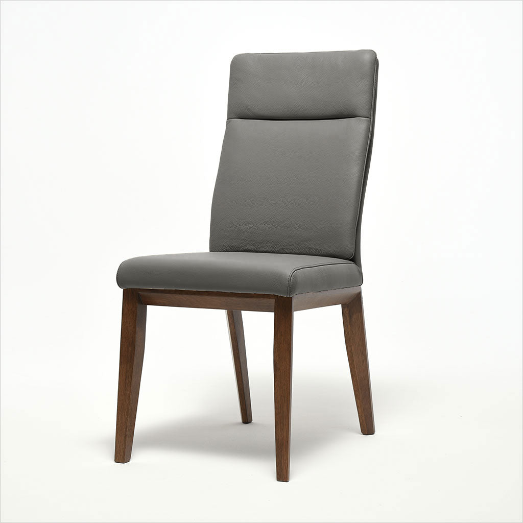Joel Dining Chair - Smooky Grey - Walnut