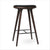 wood barstool with leather seat