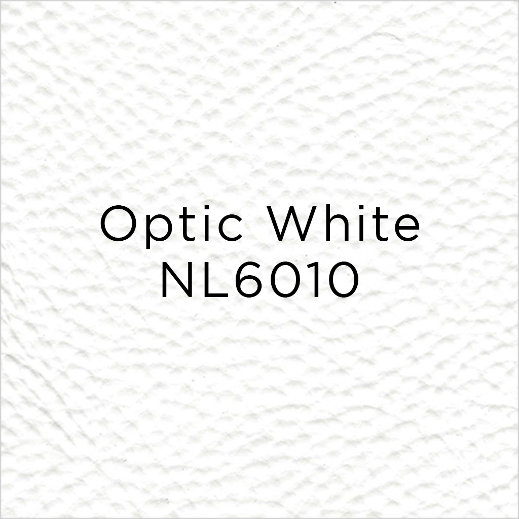 optic white leather swatch