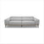light grey fabric sofa