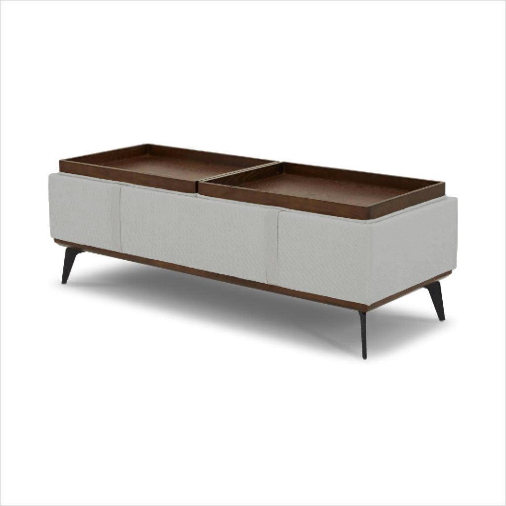 ottoman with flip-top