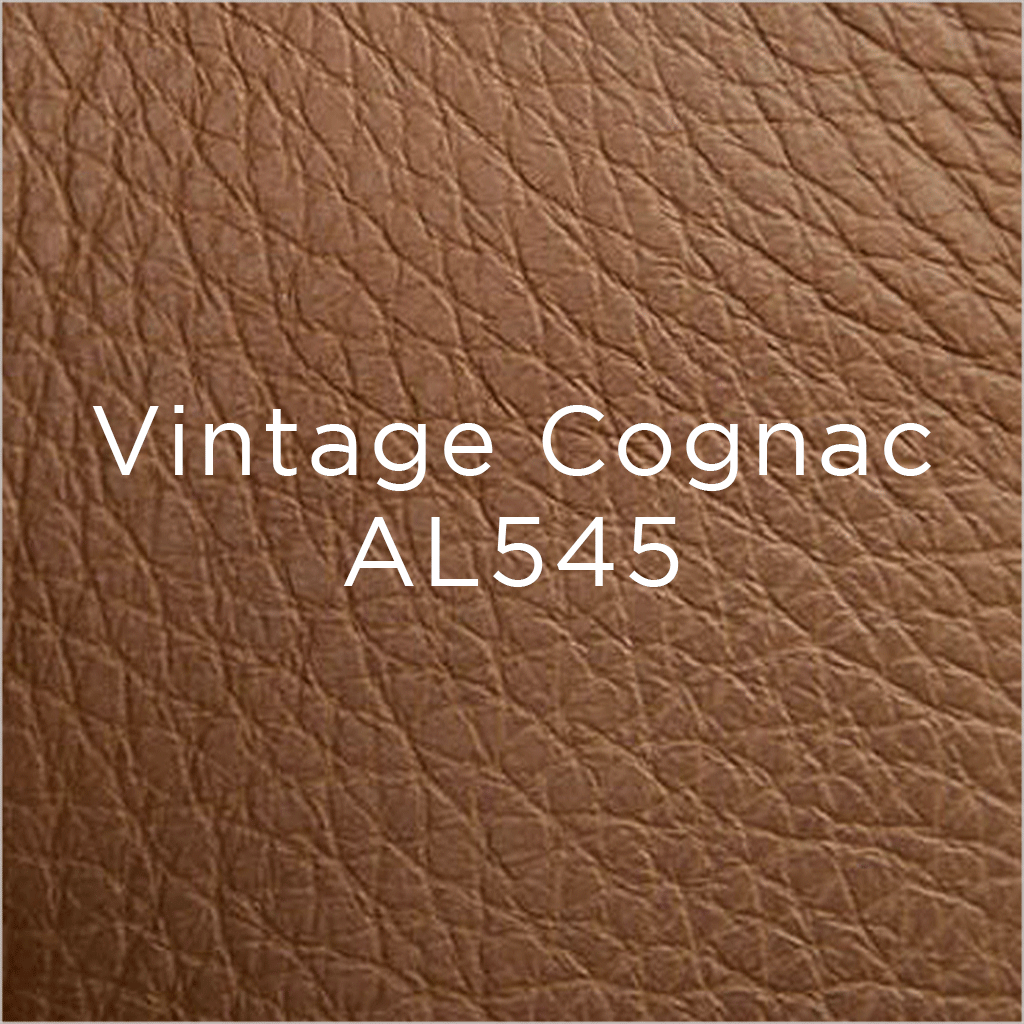 vintage cognac leather swatch