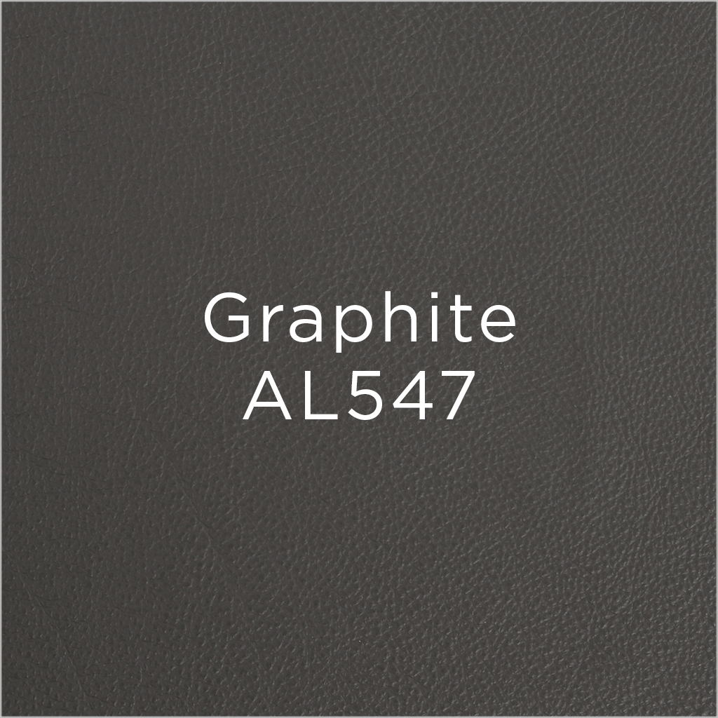 graphite leather swatch