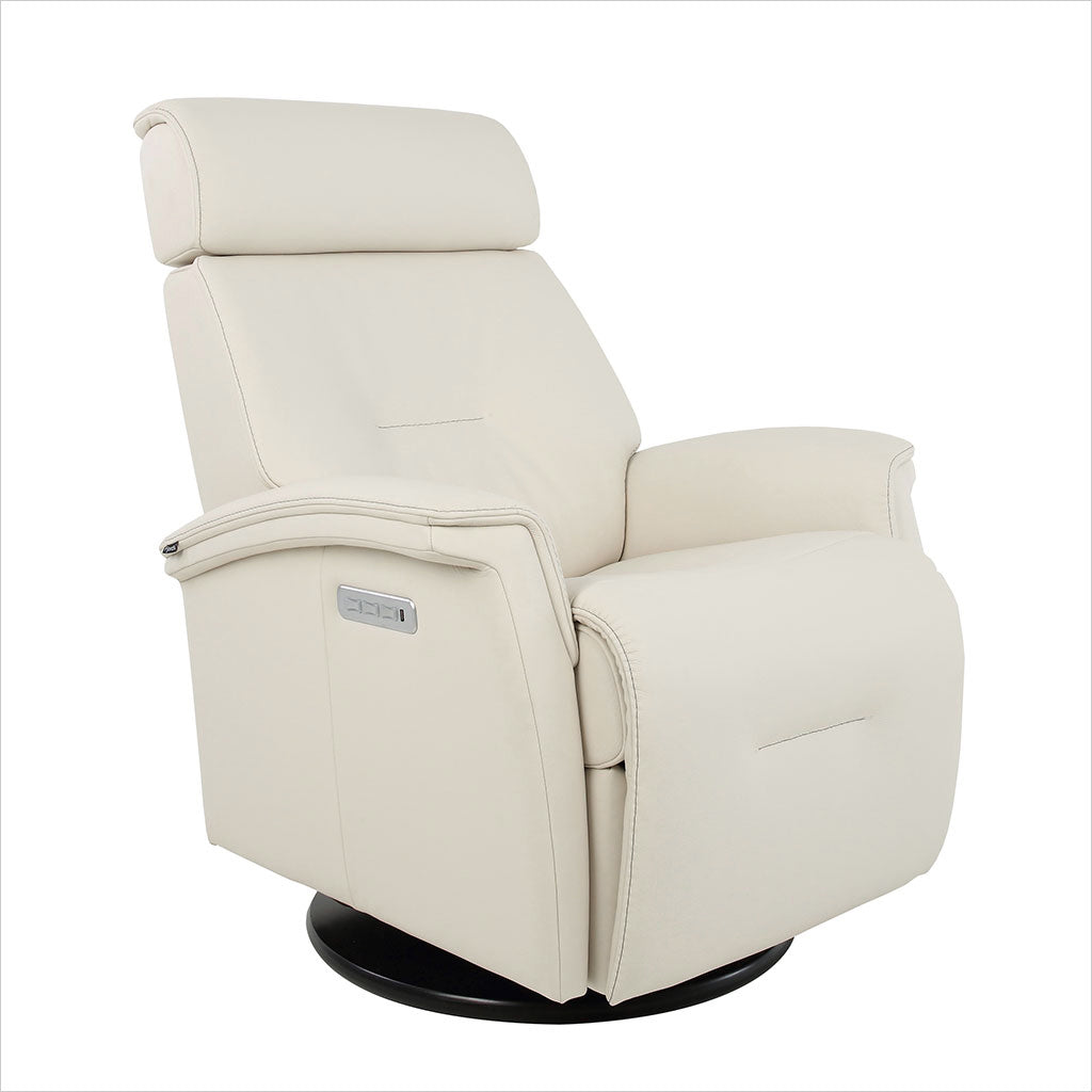 leather recliner with 3 motors