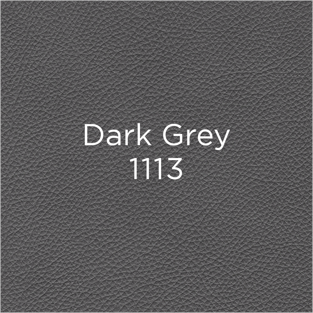 dark grey leather swatch