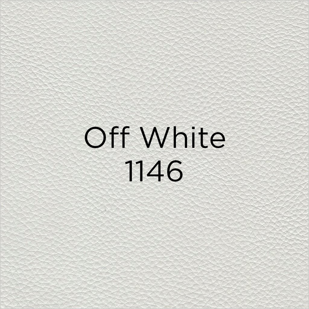 off white leather swatch