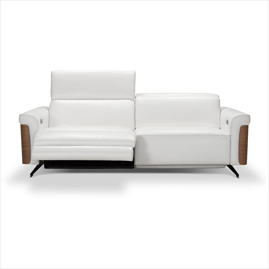leather sofa with reclining seats