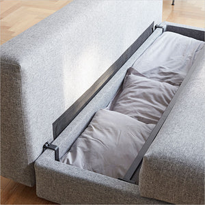 storage space of sleeper sofa