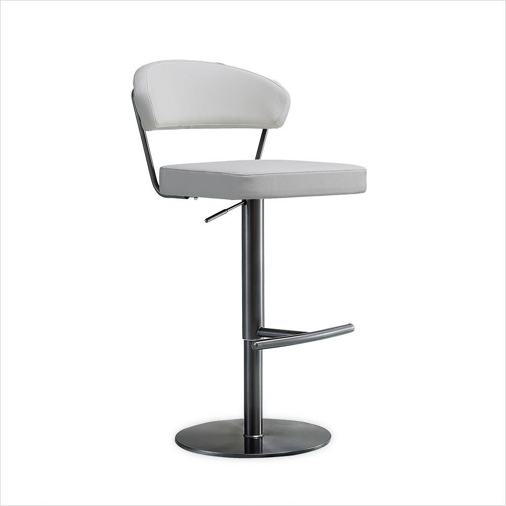 adjustable barstool with pedestal base