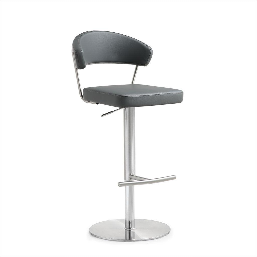 adjustable barstool with pedestal base