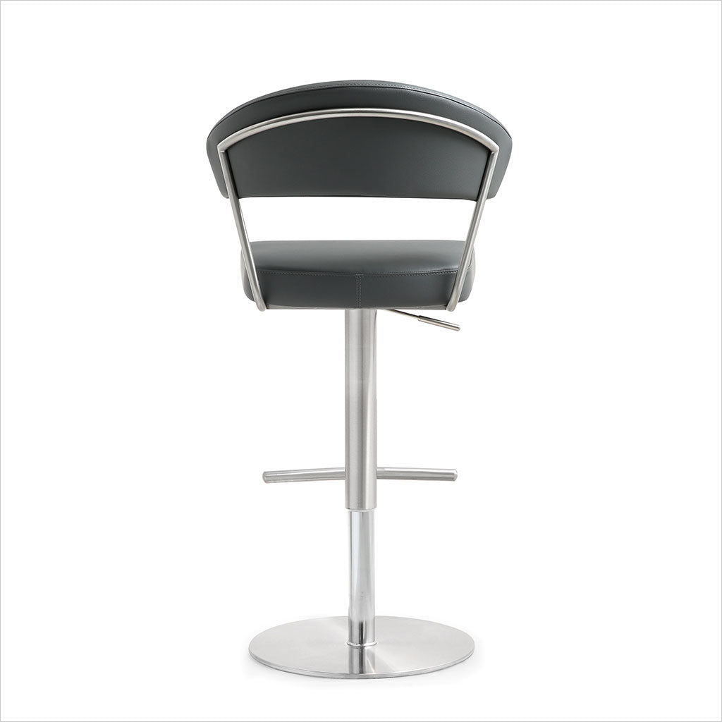 adjustable barstool with pedestal base