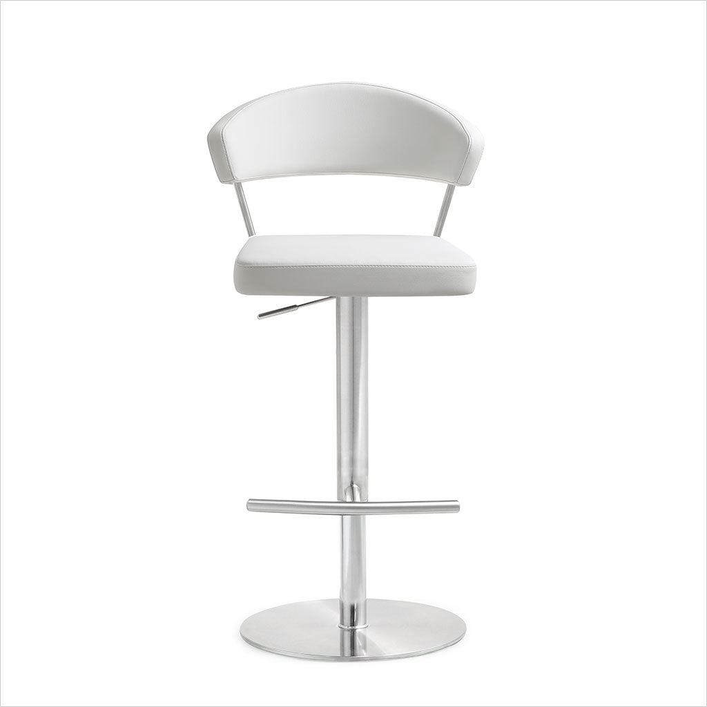 adjustable barstool with pedestal base