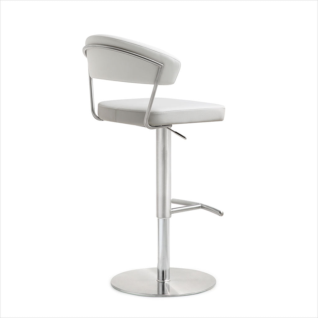 adjustable barstool with pedestal base