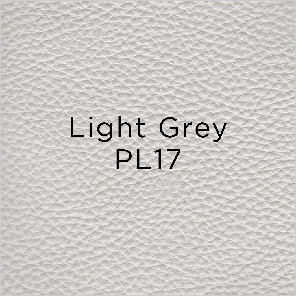 light grey leather swatch