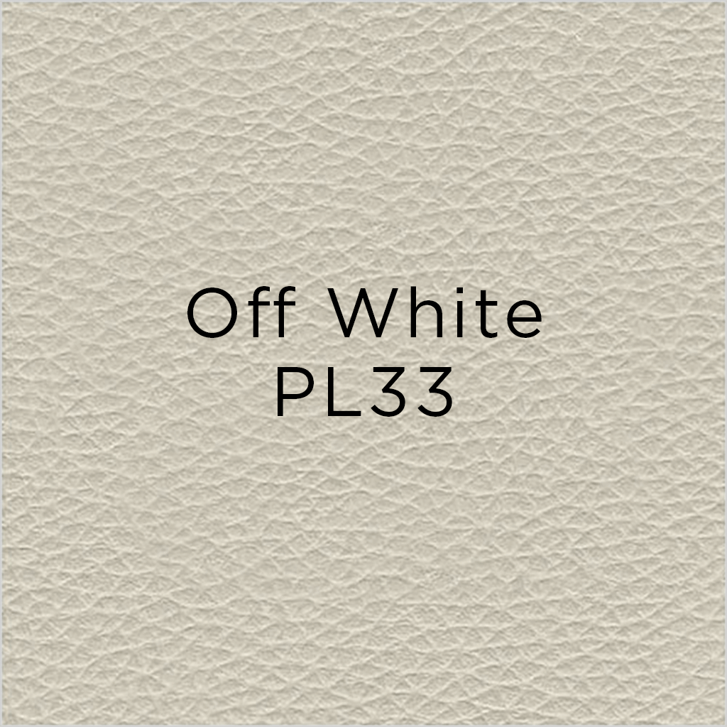 off white leather swatch