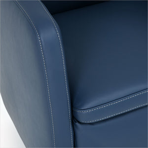 leather swivel glider chair
