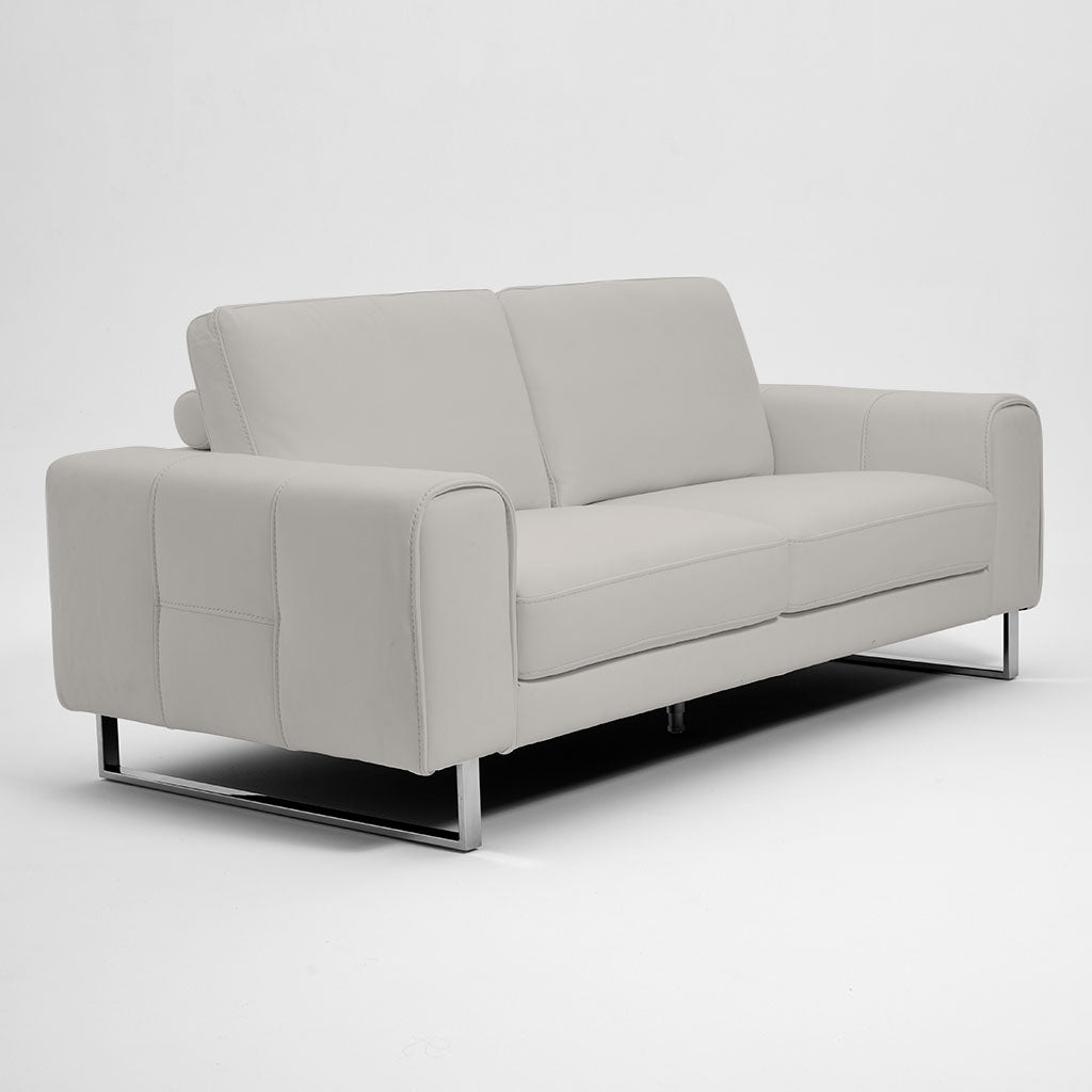 2-seat leather loveseat