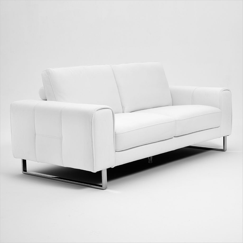 2-seat leather loveseat