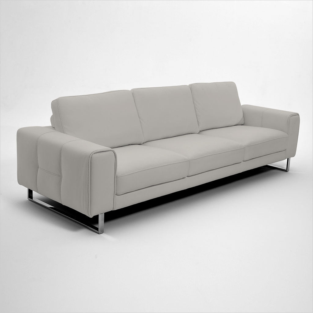 3-seat leather sofa