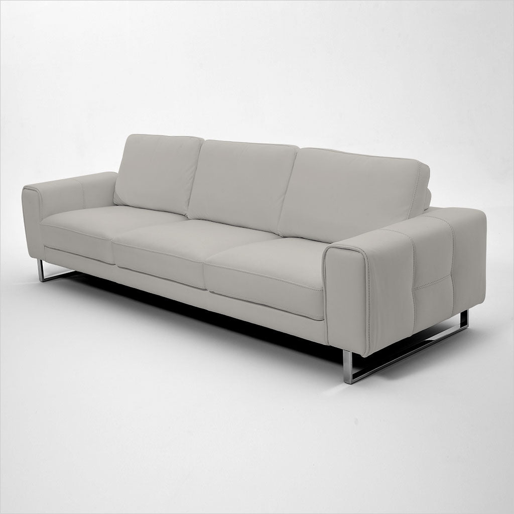 3-seat leather sofa