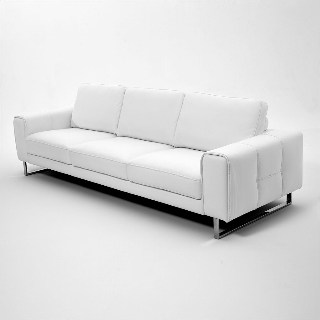 3-seat leather sofa