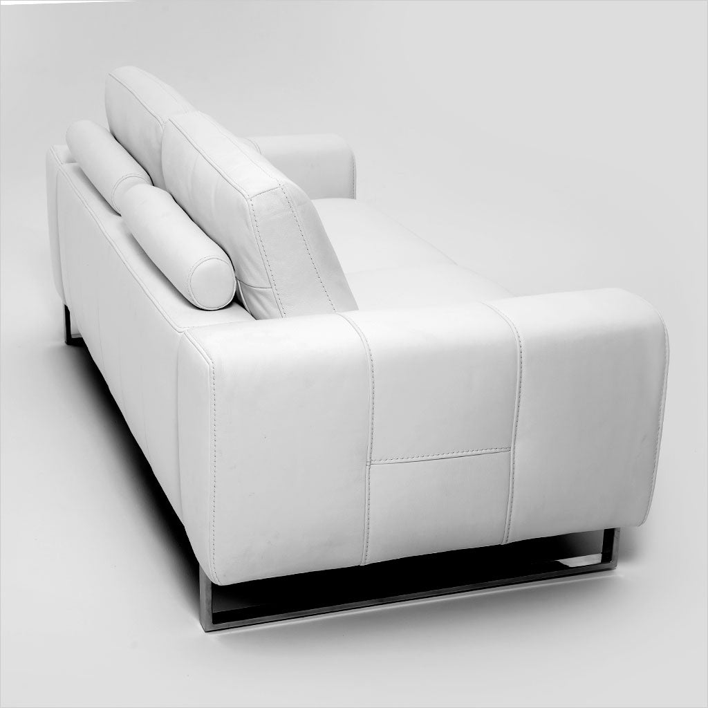 2-seat leather loveseat