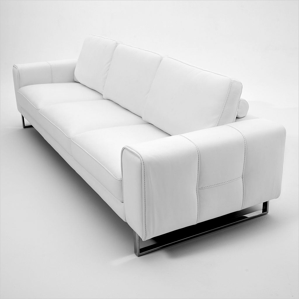 3-seat leather sofa