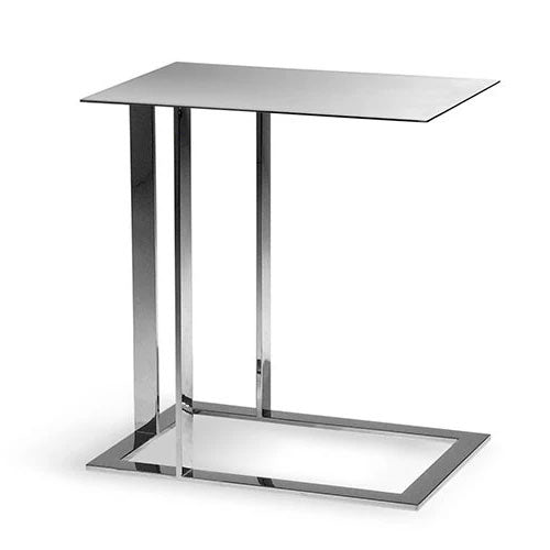 stainless steel accent table