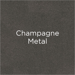 champagne powder-coated metal swatch
