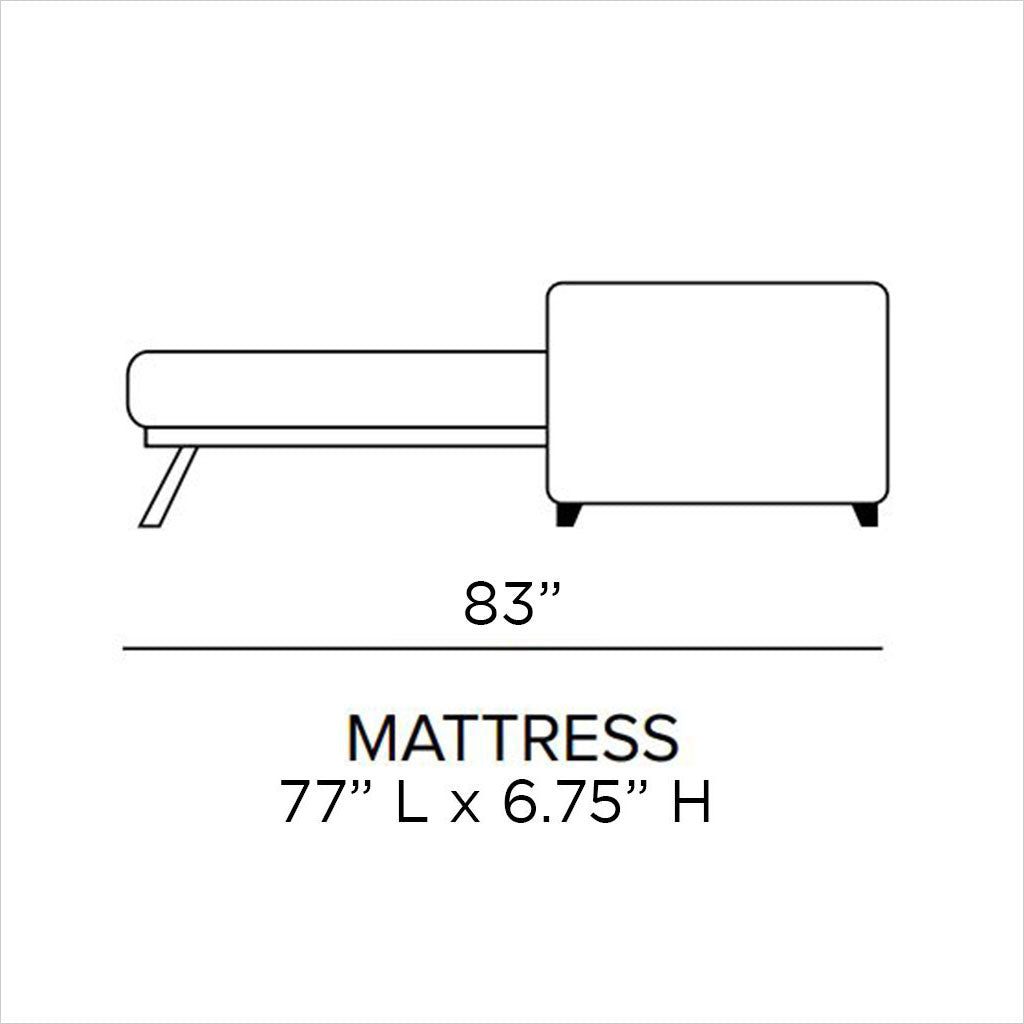 schematic of sleeper chair