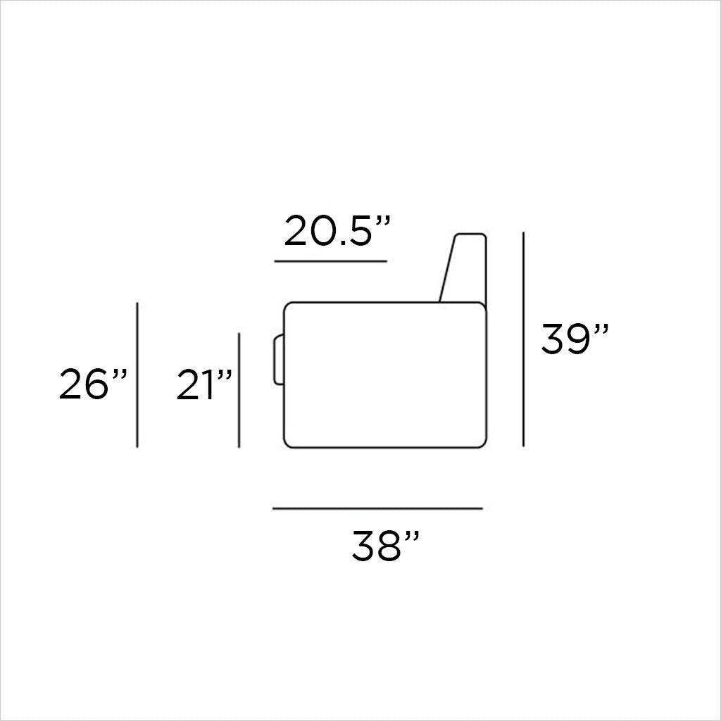 schematic of sleeper sofa