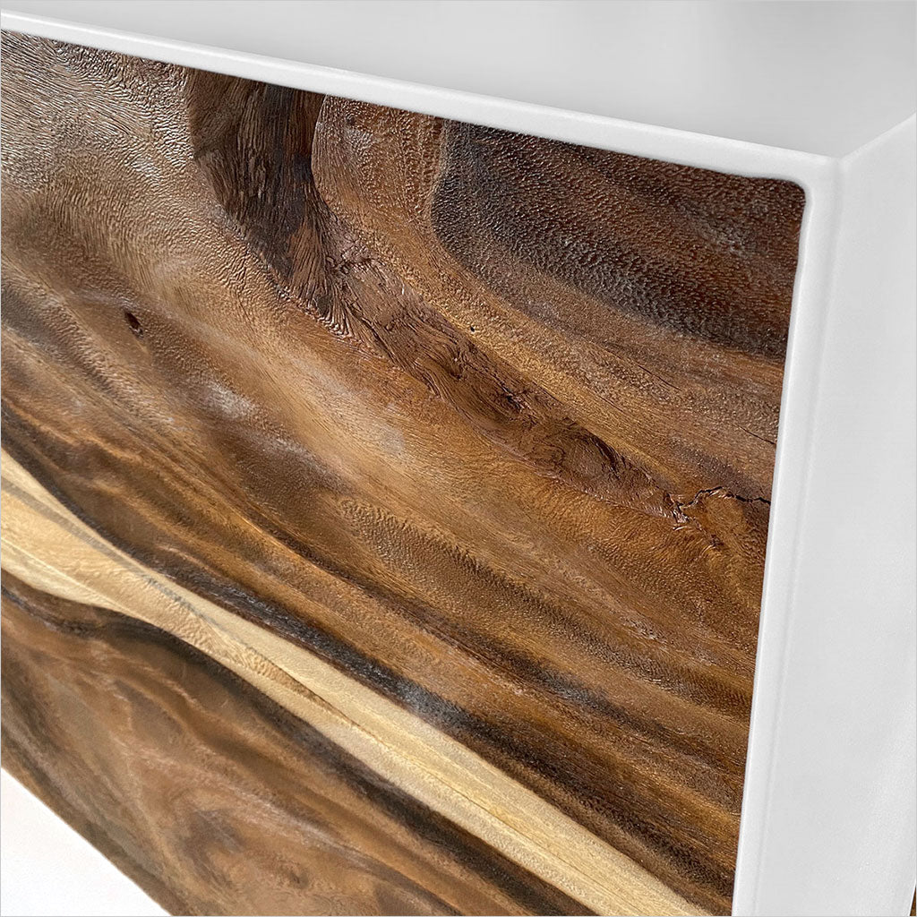 console table with acacia wood