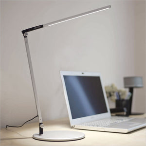 silver desk lamp
