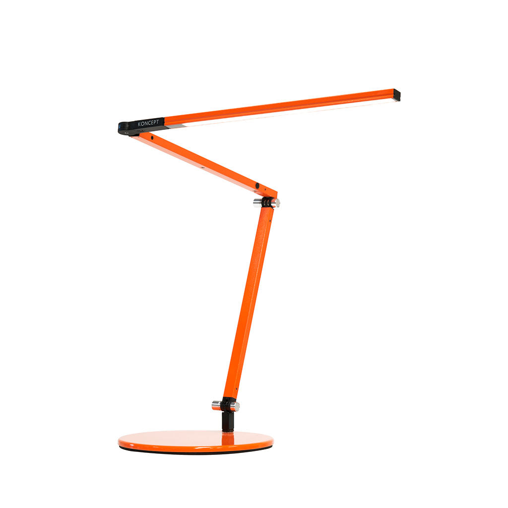 orange task lamp