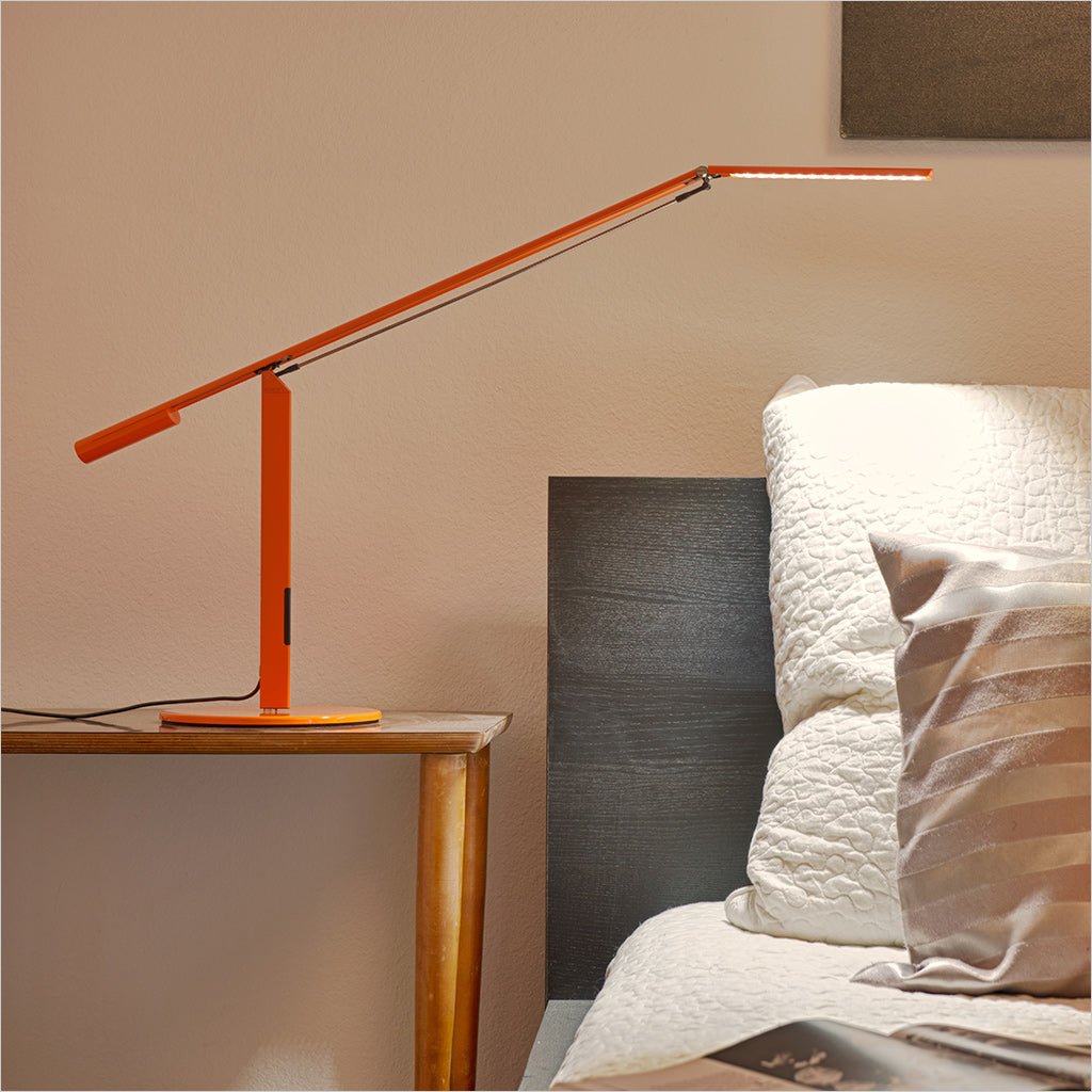 orange task lamp
