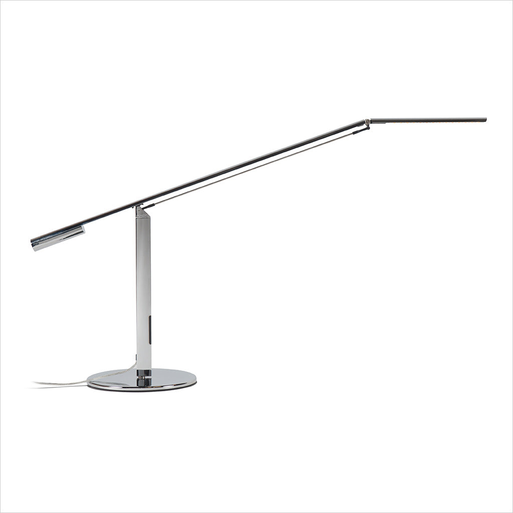 chrome task lamp