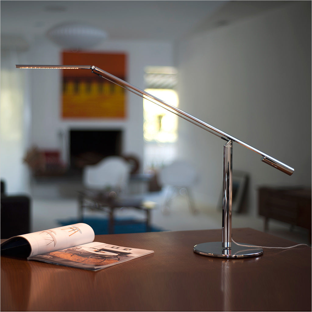 chrome task lamp