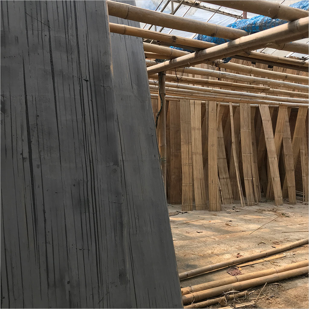 bamboo furniture in production