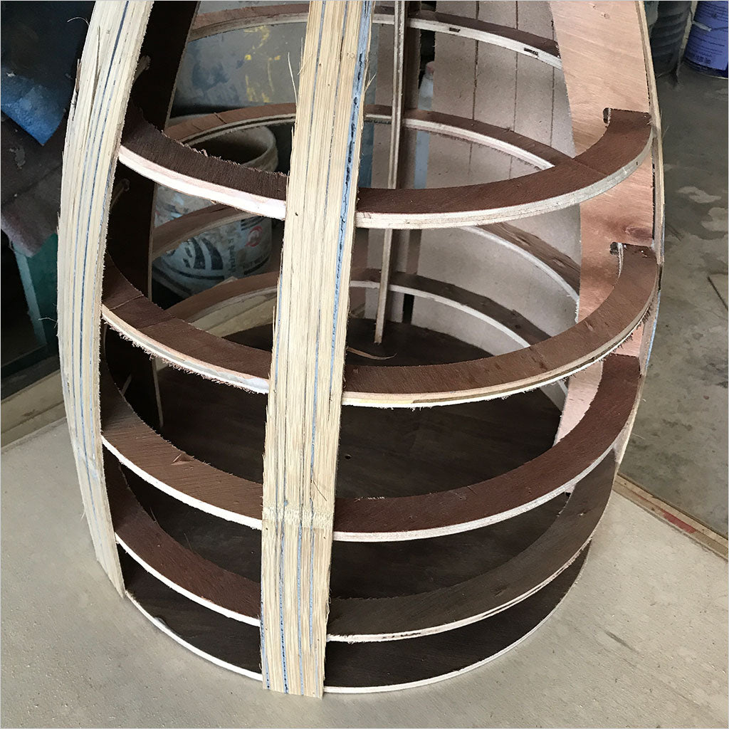 bamboo furniture in production