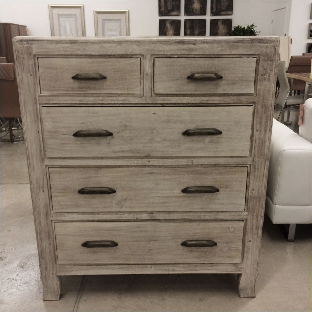 5-drawer high chest
