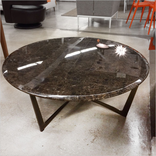 round marble top coffee table