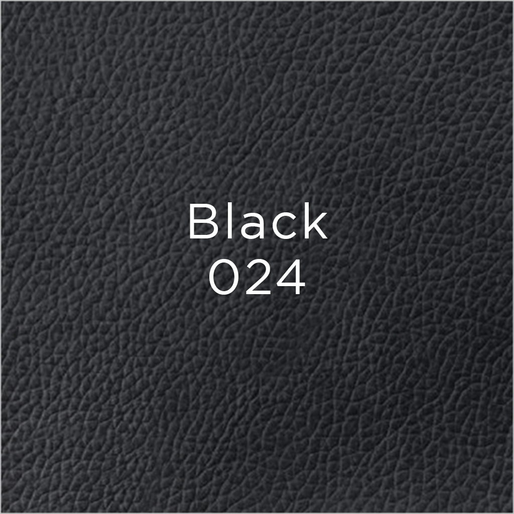 black leather swatch