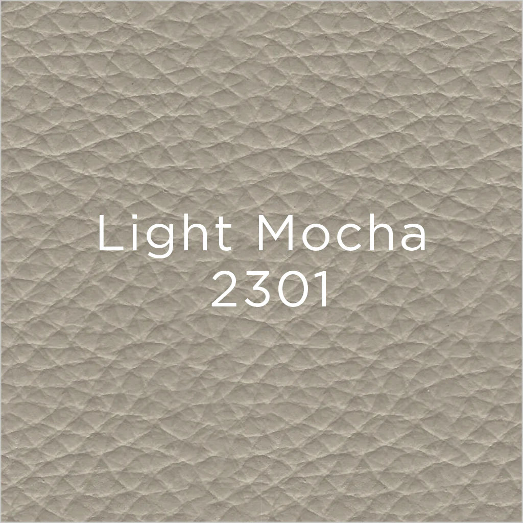 light mocha leather swatch